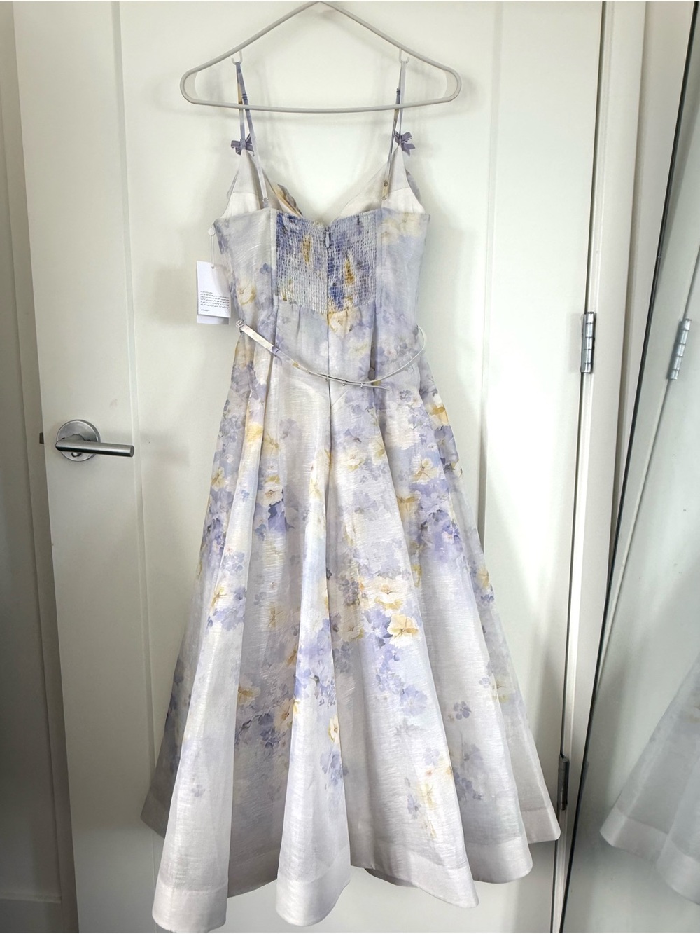 Zimmerman crush twist front midi dress - Picture 4 of 8